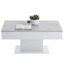 FMD Coffee Table Concrete Grey and White Image 5