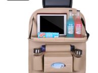 main image for ad Storage Bag Foldable Dining Table Car Seat (Beige)