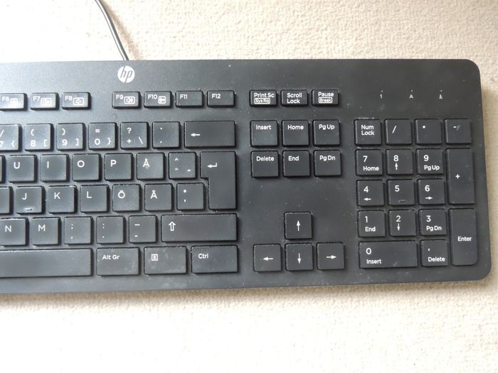 HP Business Slim, Wired Keyboard, PC/Mac - QUERTY Swedish