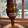 Table lamp - brass column style Image 2