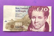 Irish twenty pound note