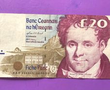 Irish twenty pound note