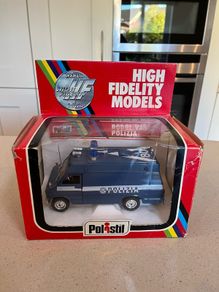 Dodge Police Van 1/25 Polistil Rare paint defects