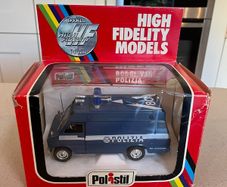 Dodge Police Van 1/25 Polistil Rare paint defects