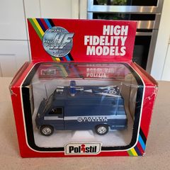 Dodge Police Van 1/25 Polistil Rare paint defects