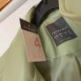 Primark green leather jacket size 4 Image 4