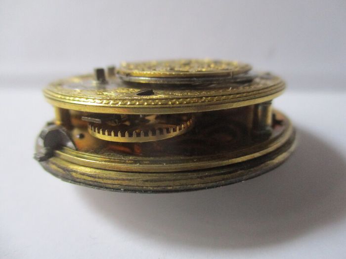 Irish Pocket Watch Fusee Movement For Parts / Repair