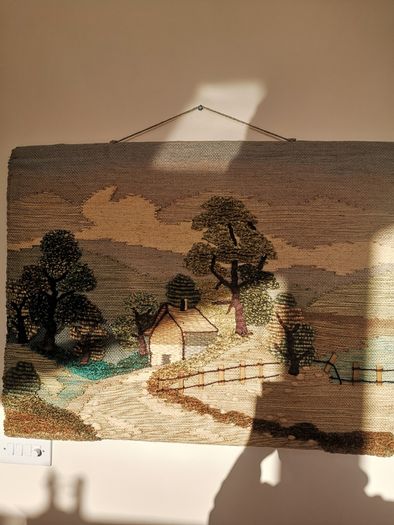 Woven Duet wall hanging