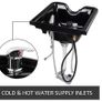 Hair Backwash Basin Shampoo Bowl Sink Black ABS Plastic Salon and Spa For  Beauty Salon Equipment Image 6