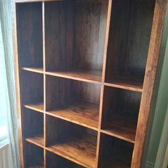 Solid Wood Bookcase  Rustic / Antique Style
