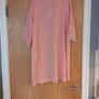 Savida Peach Mellon  Embellished Long Jacket/Coat S. 14.  B.N.W.T. Image 4