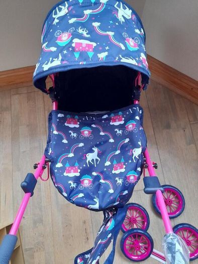 New in box - Unicorn pram and bag