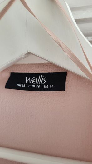 Wallis blush drape jacket Sz 18 (Fit 14-18UK)