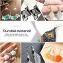Earring Hooks, Jump Rings, 1150Pcs Earring Making Kit for DIY Earring Making Image 3