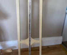 Cream wooden side table