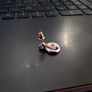 18K Rose Gold Plated Crystal Pendant & Earrings Set Image 3
