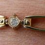 Vintage Gold Plated Bangle Bracelet  L-7,5" Image 3