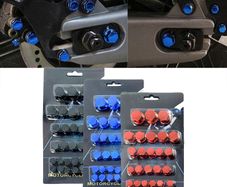 30pcs 1.4/1.2/1/0.8CM Motorcycle Modification Screw Cap Decoration for Motor Scooters Electric Car Colored Nut Cover Accessories