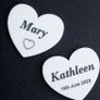 Wedding Table Place Names - Wooden Hearts Qty 5 Image 5