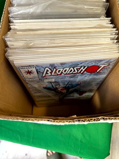 Valiant Long Comic Box w 270 comics for Sale