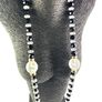 Art Deco Style Glass Beaded Necklace Image 4