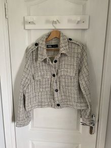 Ladies Zara monochrome jacket. Size L