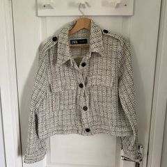 Ladies Zara monochrome jacket. Size L