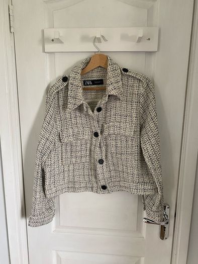 Ladies Zara monochrome jacket. Size L