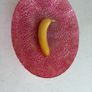 Large Pink Glass Bowl Image 2
