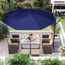 Parasol Cantilever  with Solar LED Lights Image 5