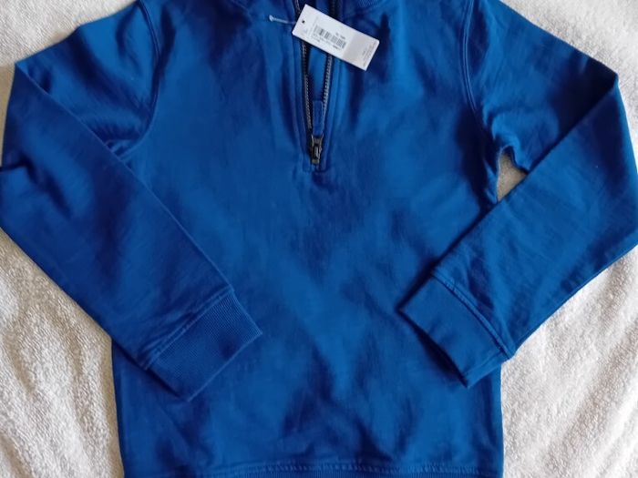 Blue Cotton Jumper Age 8-9 BNWT