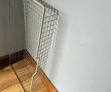 Wire basket storage