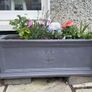 Grey JC & Co Rectangular Trough Flower Pots- 2 available Image 2