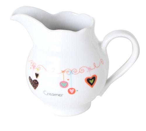 Porcelain Tea Set With Hearts
