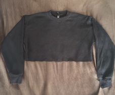 SKIMS Cotton Fleece Cropped Crewneck