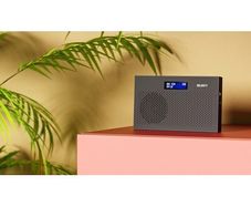 Compact Digital Black Radio