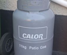 Empty Calor 11kg patio gas