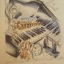 Framed print - piano Image 4