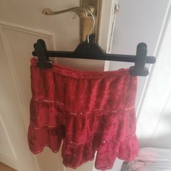 Girls red skirt