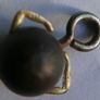 Antique WW1 9ct Gold -Touch Wud ( Tuch Wood ) Lucky Charm With 9ct Gold Arms Image 3