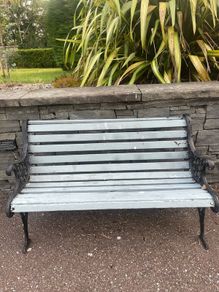 Cast Iron 2 Seater Garden - Patio Bench (Ref 001) - Can Deliver