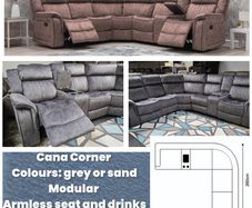 New Cana corner - grey or sand