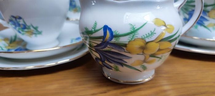 14 pcs Vintage Crown  Royal Bone China