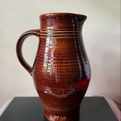 Large pottery pitcher