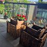 4 oak wooden planters Image 2