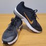 Nike Air Max Sequent 2- Black Gold White Woman's Trainers Size UK 5.5 (38.5) 24cm Image 2
