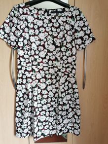 French connection floral cotton dress UK 10