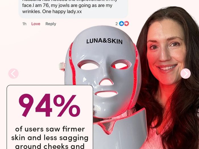 LUNA & SKIN Red led mask