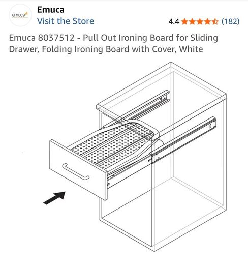 Pull Out Ironing Board