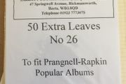 50 Extra Leaves to for Prang-Rapkin Popular Albums (Stamp Album)